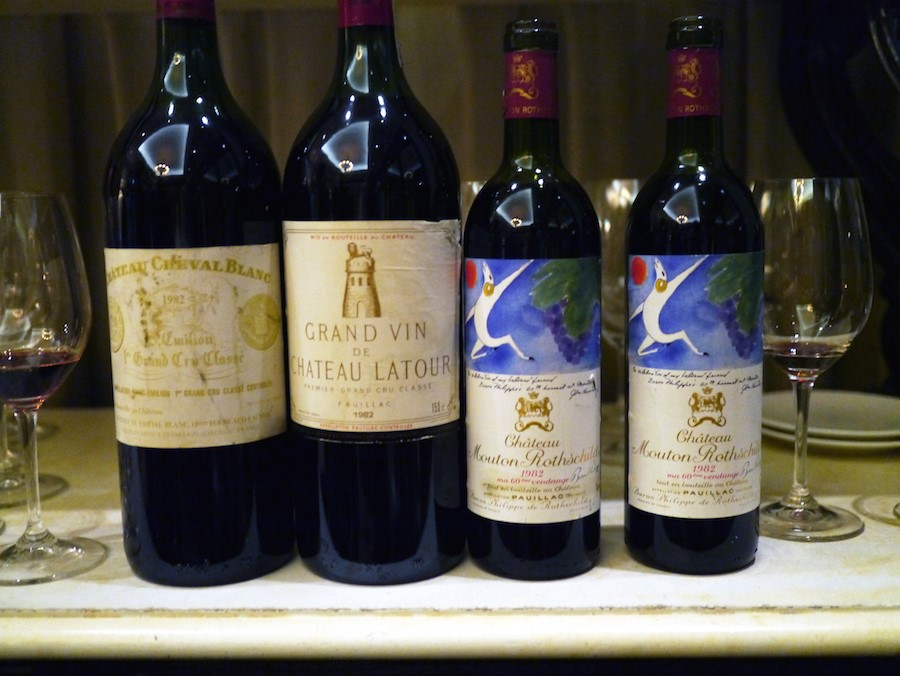 Især Mouton Rothschilds vin fra 1982 imponerede InsideBusiness' udsendte.